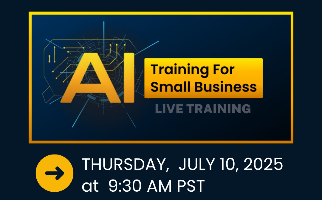 Unlock the Power of AI

Join us on Thursday, July 10, 9:30 AM at The Training Center (1455 Beach Park Blvd) for networking followed by a special 90-minute live webinar designed specifically to cover how AI can elevate small businesses.  

Register here: fostercitychamber.com/events