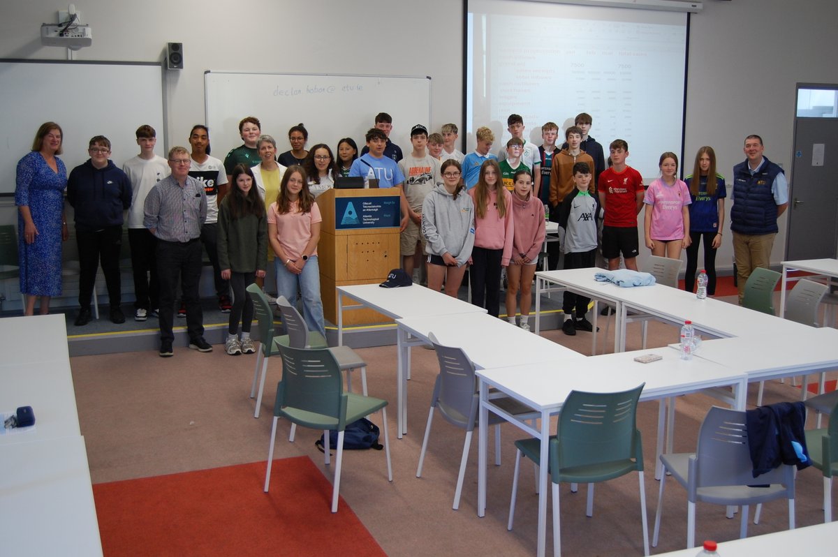 🤩🙏 A huge THANK YOU to all the incredible students who joined us at the recent YEP! Summer Camp on the Mayo campus.👏

🎉 Well done to everyone involved. We are already looking forward to next year! 🎊

#ATU #YoungEnterpriseProgramme #SummerCamps 

<a href="/ATU_Mayo/">ATU Mayo</a>