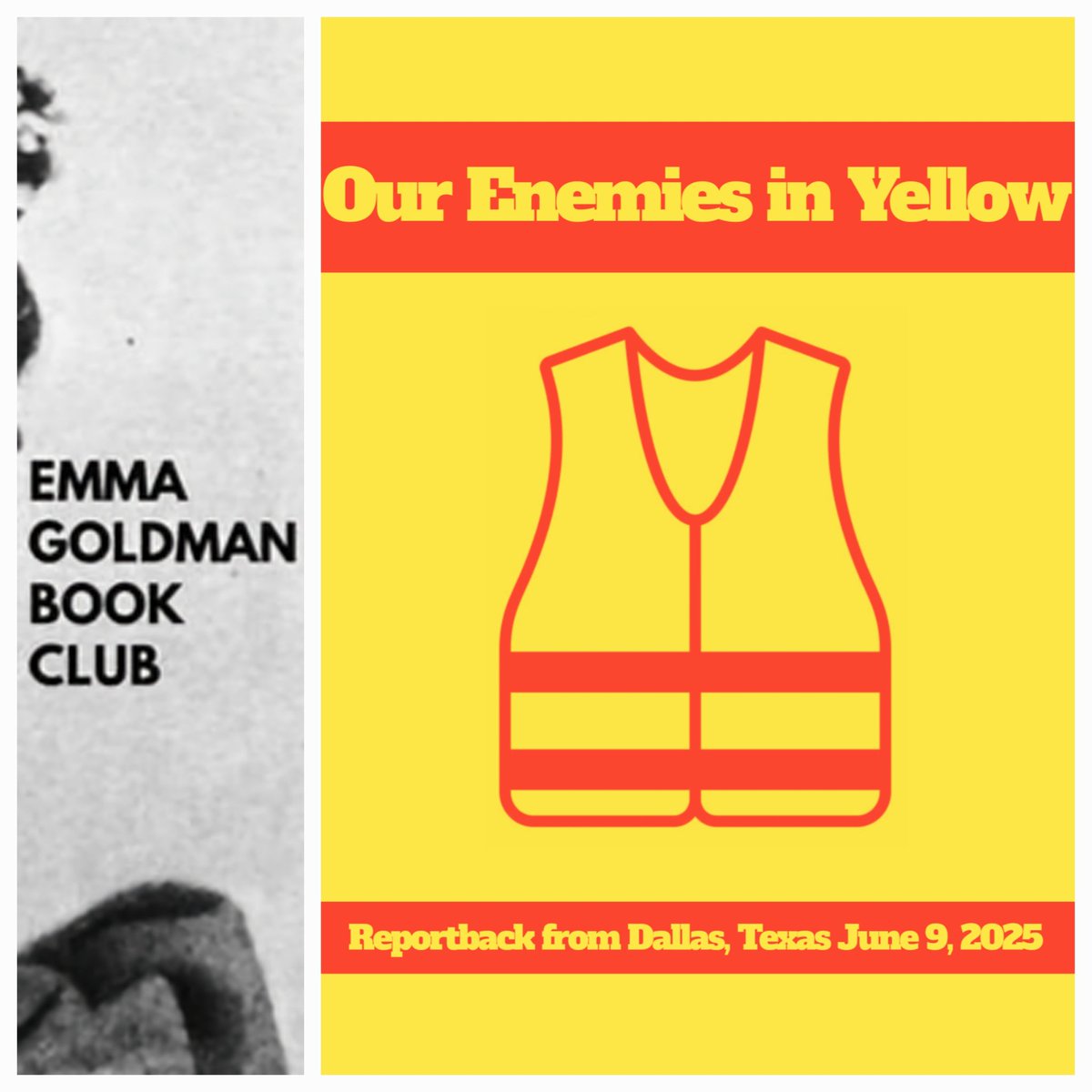 EGBC
July 5
7pm
Our Enemies in Yellow
haters.noblogs.org/post/2025/06/2…
<a href="/HATERSCAFE/">HATERS CAFE 🧱</a>
Finn's Place 
<a href="/finnsplacetx/">Finn's Place</a> 
5860 I-20 service road
Fort Worth, Texas 76119
facebook.com/events/1476363…