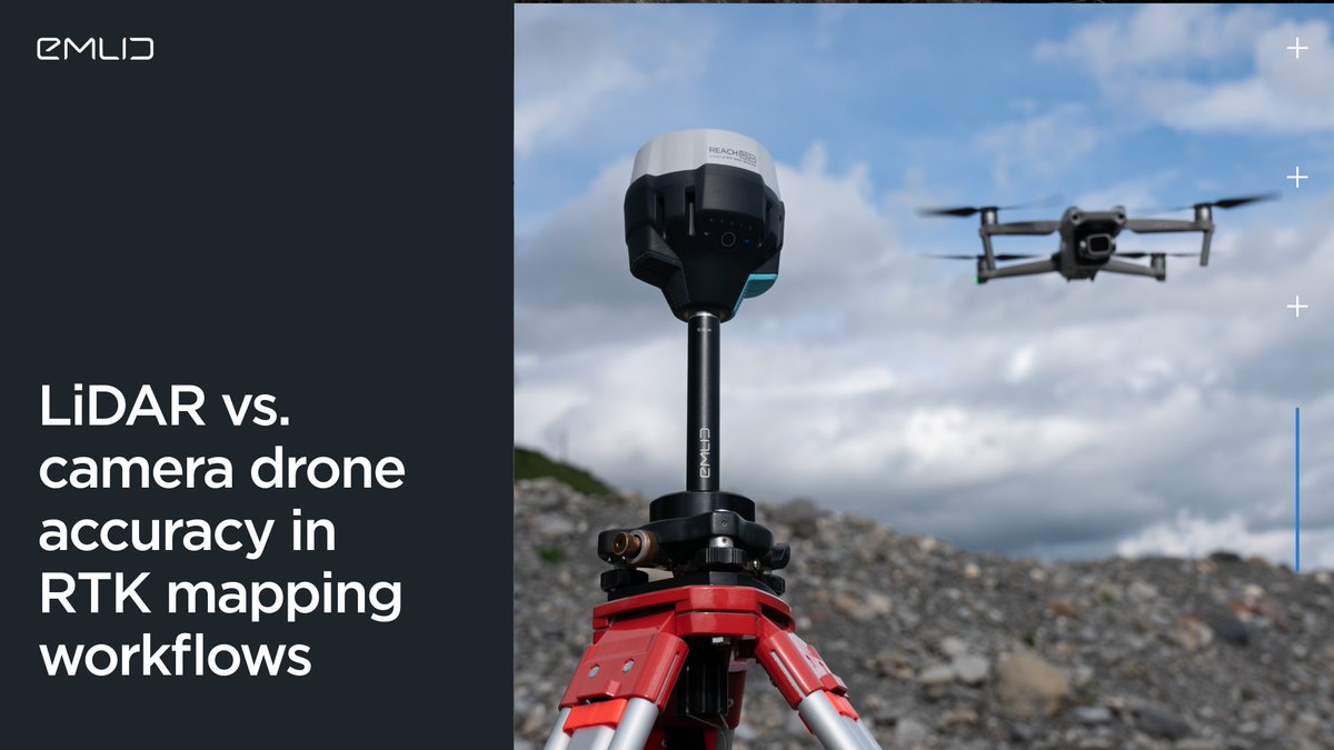 Photogrammetry or LiDAR? Your drone survey’s accuracy and efficiency depend on making the right choice. Here we break down when to use each method, what level of accuracy to expect, and how the Emlid Reach base is essential with both technologies blog.emlid.com/lidar-x