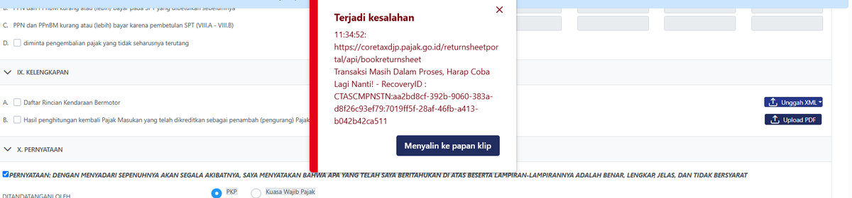 utchu_1995's tweet photo. lelah banget sm coretax @DitjenPajakRI @kring_pajak , udah enam bulan masih ada aja error nya :( 
kirain gw doang yg begini, pas buka "x" banyak yg kek gini jg. awas aja kena denda, yg salah sistem yg dirugikan WP ?? https://t.co/Nmi9c8nmlp