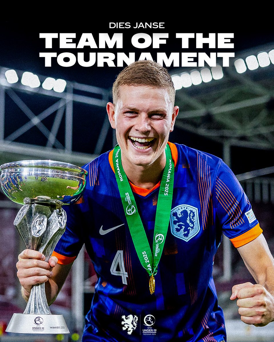 In the #U19EURO Team of the Tournament! 🦁🇳🇱

#OranjeJeugd