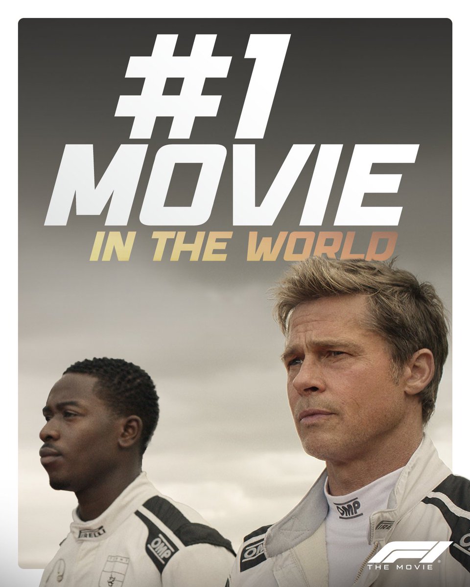 All we do is win. #F1TheMovie is the #1 Movie in the World! Experience it NOW PLAYING only in theaters and <a href="/IMAX/">IMAX</a> – get tickets now! fandan.co/F1TheMovie