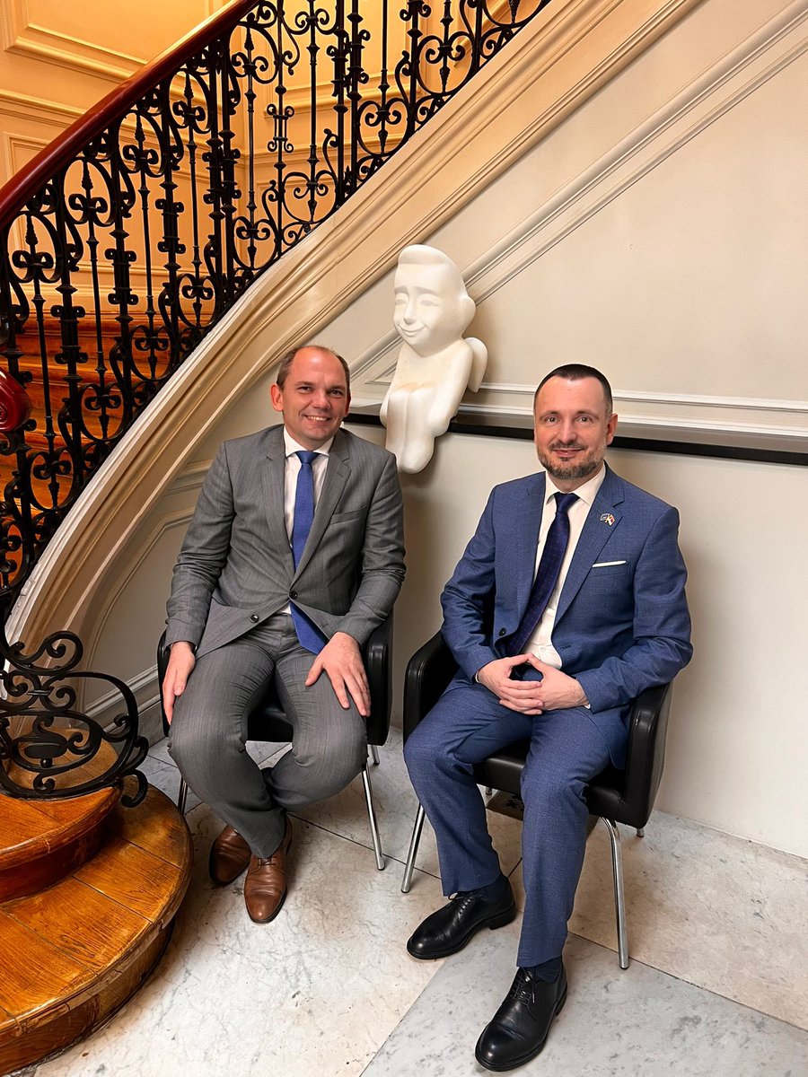 A constructive meeting today between the Serbian Ambassador to the EU, Danijel Apostolović, and the Lithuanian Permanent Representative to the EU, Ambassador Nerijus Aleksiejūnas.

Discussions focused on the renewed momentum for EU enlargement, Serbia’s accession