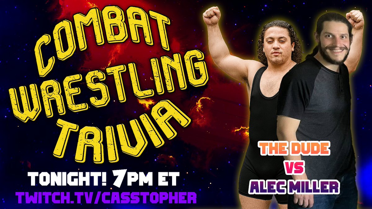 Chris Cass || twitch.tv/casstopher (@cadoubles) on Twitter photo TONIGHT! 7PM eastern time
The play-in matches continue on CWT as 3x champ and inaugural Hall of Famer <a href="/NotBatmans/">Not Batman’s Dad</a> goes one on one with Alec Miller for the first time in CWT History
Join us live! twitch.tv/casstopher TONIGHT! 7PM eastern time
The play-in matches continue on CWT as 3x champ and inaugural Hall of Famer <a href="/NotBatmans/">Not Batman’s Dad</a> goes one on one with Alec Miller for the first time in CWT History
Join us live! twitch.tv/casstopher