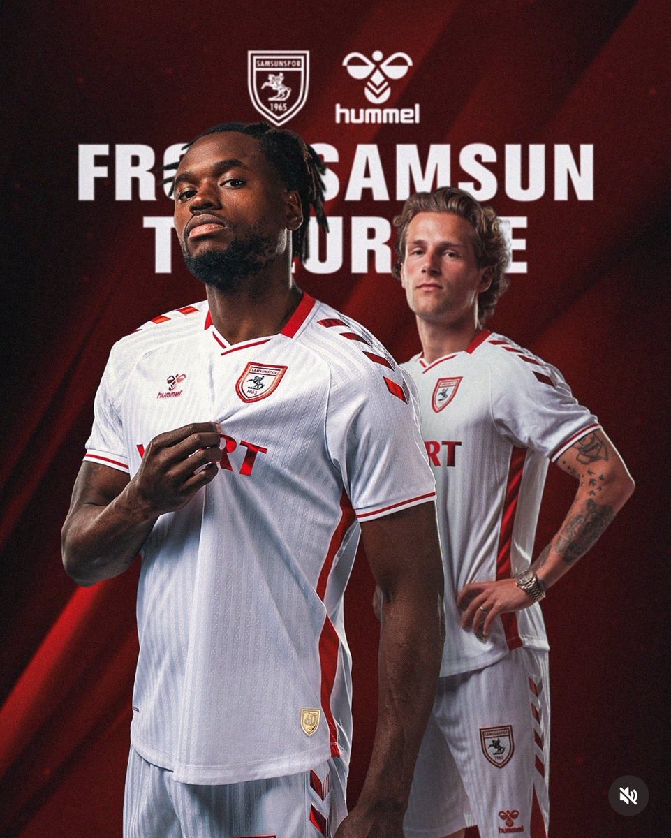 New kit ⚪️🔴 #FromSamsunToEurope