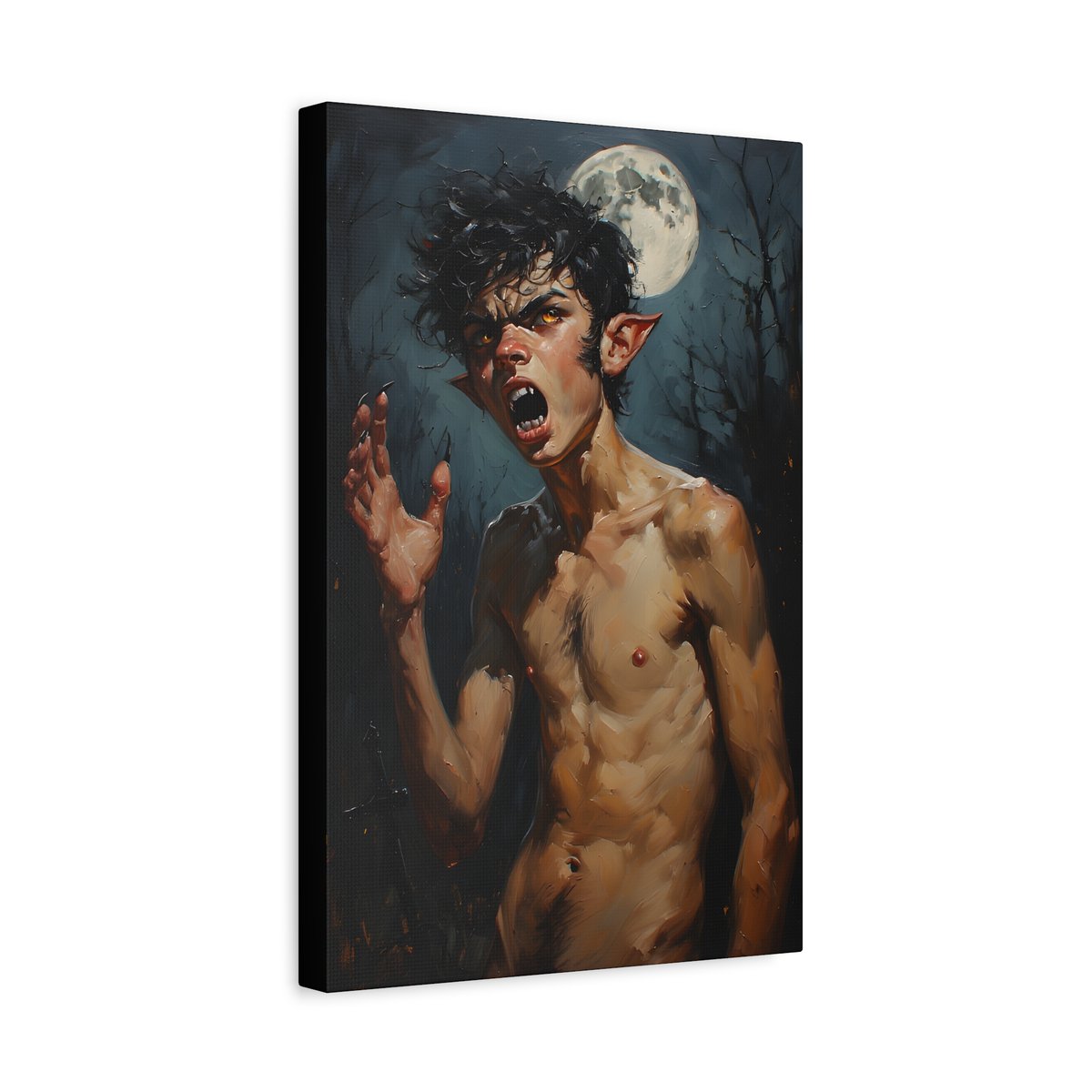young werewolf shifting ... art at:
creepyandcuddly.printify.me/product/213182…
.
#Werewolf #WW3 #fantasyart #lgbt