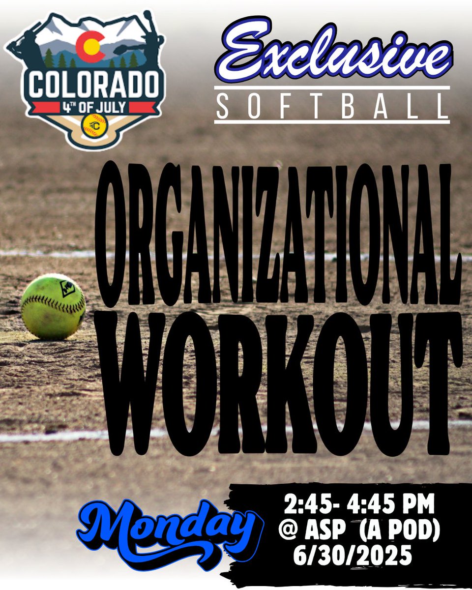 OKExclusive2010 (@okexclusive2010) on Twitter photo Join Us Today!
Come by to grab a team flyer and check out our organizational workout session!
๐
Today
๐ 2:45 PM - 4:45 PM
๐ Pod A, Aurora Sports Park
Weโd love to see you there!
<a href="/triplecrownspts/">Triple Crown Sports</a> Join Us Today!
Come by to grab a team flyer and check out our organizational workout session!
๐
Today
๐ 2:45 PM - 4:45 PM
๐ Pod A, Aurora Sports Park
Weโd love to see you there!
<a href="/triplecrownspts/">Triple Crown Sports</a>