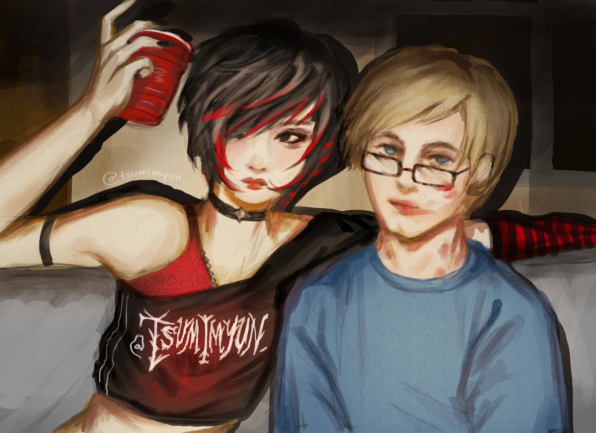 tsumimyun_'s tweet image. scene ada nation meet my new child his name is nerd leon
#AdaWong #LeonKennedy #Aeon
