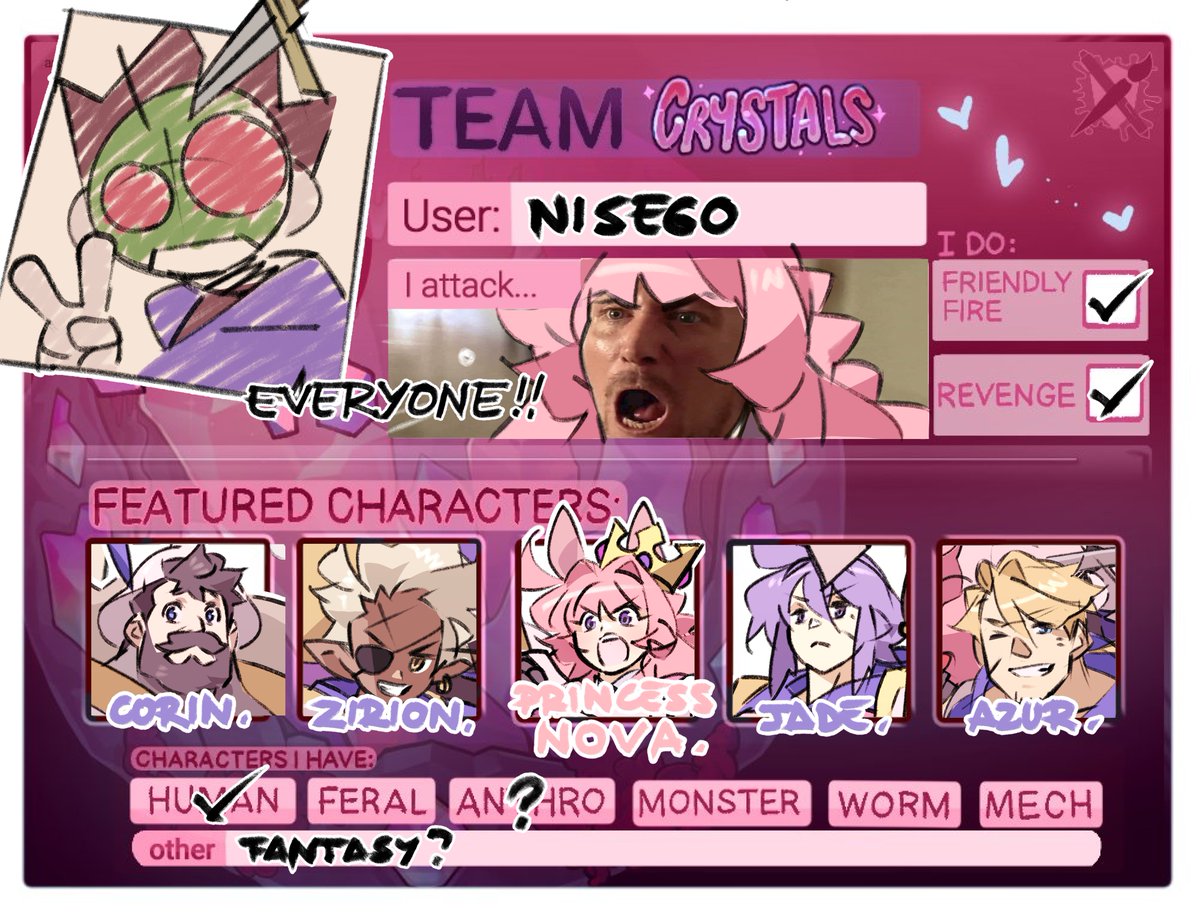 Let their light be our guide—
and may it lead the Crystal banner to triumph.
#artfight2025 #artfight