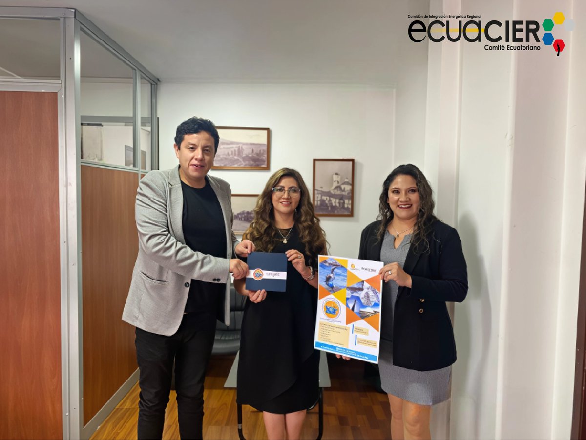 EcuacierEc's tweet photo. 🌱 #Galápagos2025 nos une por un futuro eléctrico sostenible.
#Ecuacier visitó a @ElectricadeQuito en la gira de invitación.
📍 ¡Quito se suma al XXXVIII Seminario Nacional!
#EEQPresente #GalápagosNosEspera #SomosConocimiento https://t.co/doSkDgAkwD