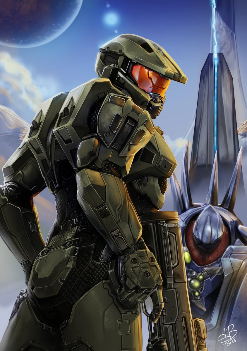 samuelbujanda's tweet photo. Here's my latest #MasterChief fan art!
Suit up, Spartans. 👊
#Halo #HaloInfinite #FanArt #DigitalArt #GamingArt #Xbox #SciFiArt #HaloFanArt #Spartan117 #HaloSeries https://t.co/8upfEh6UMk