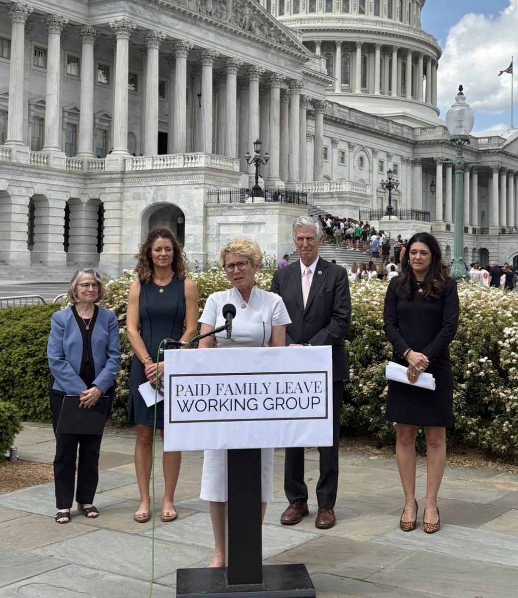 Americans across the political spectrum support policies to improve work-life balance, and Congress is listening.

Led by <a href="/RepBice/">Rep. Stephanie Bice</a> + <a href="/RepHoulahan/">Chrissy Houlahan</a>, the House Bipartisan Paid Family Leave Working Group introduced two bills to expand access to and strengthen paid leave benefits. 👇