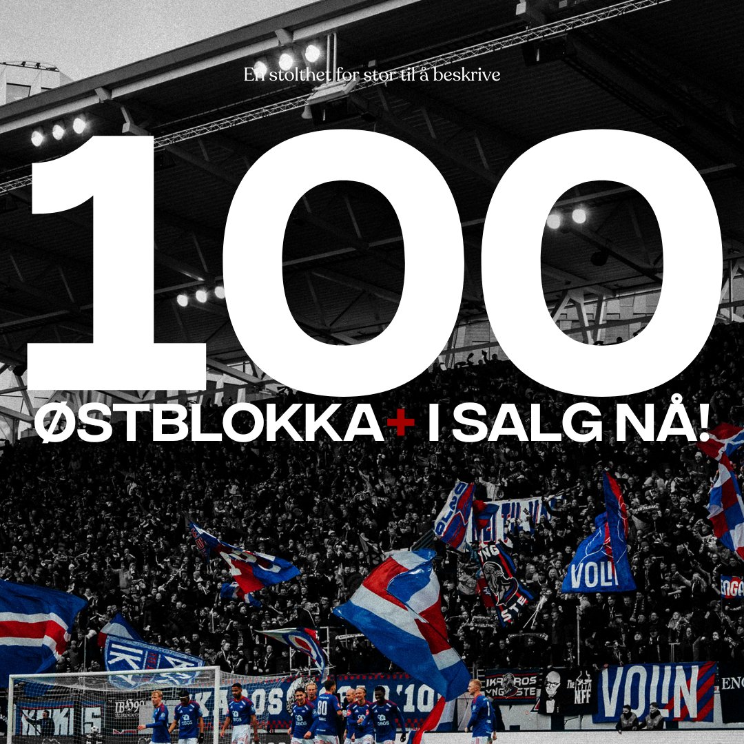 Siste mulighet til å sikre seg fast plass på Norges råeste supportertribune er NÅ 🤝🏼 vif-fotball.ticketco.shop