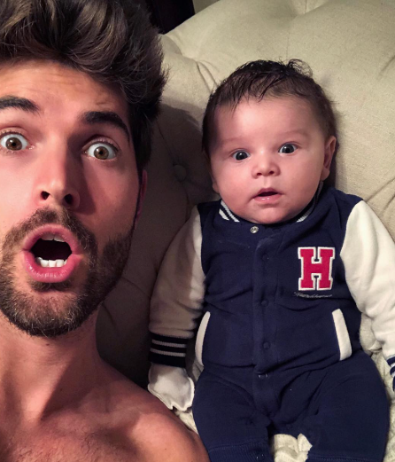 "Mornings with the boys."