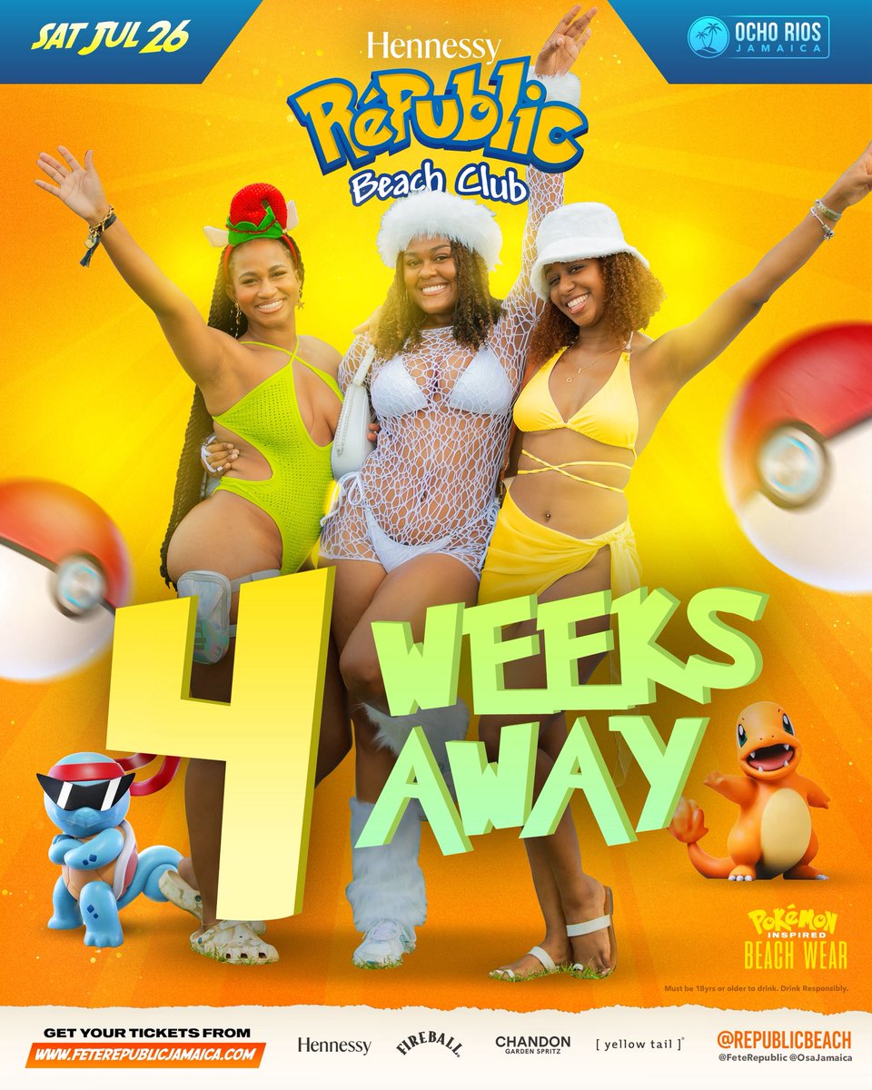 Heading to the beach club in 4 weeks! 

Are you coming? 🎉

#RepublicBeachClub #FeteRepublic #BeachDay