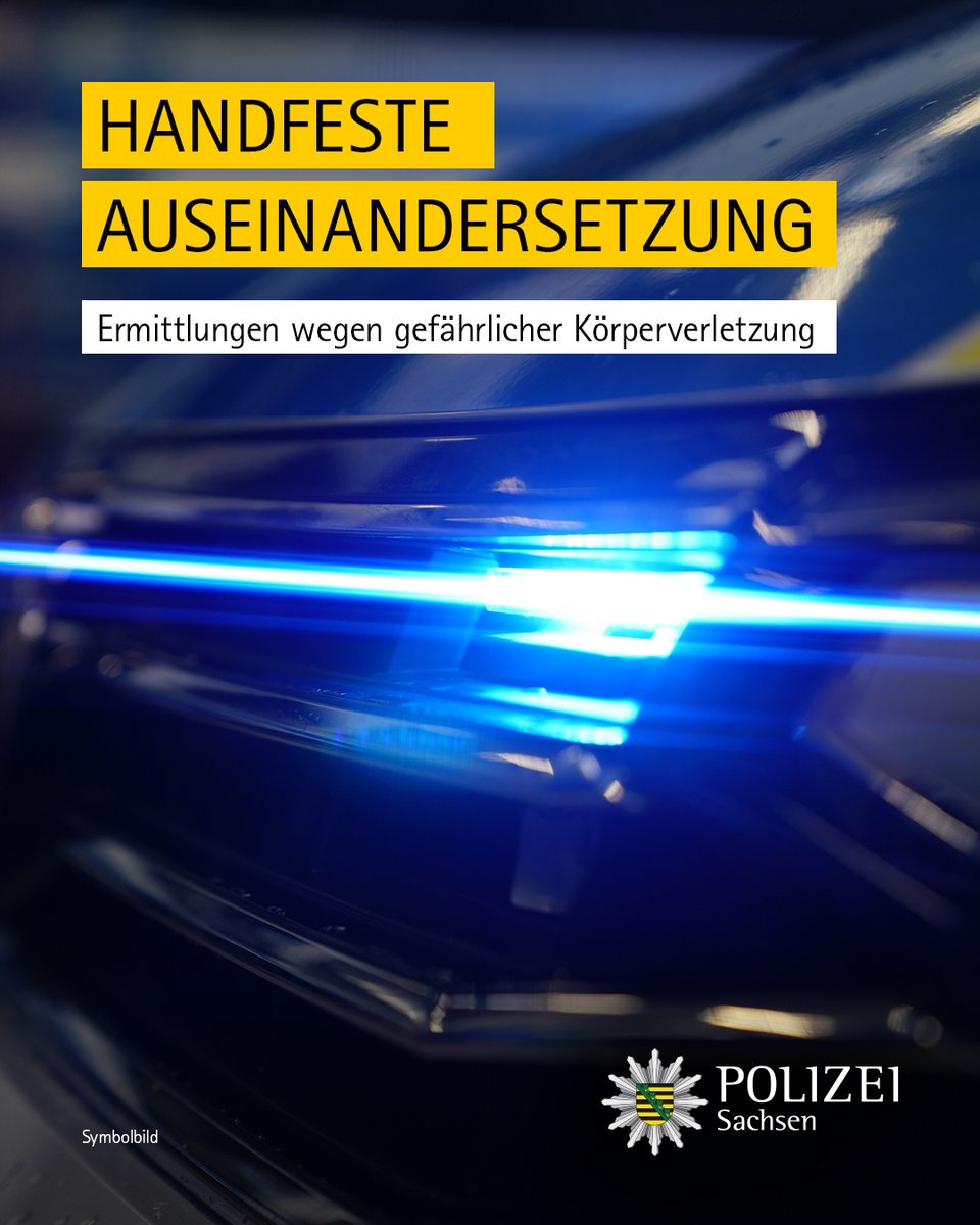 Am Sonntagabend gerieten zwei etwa fünfköpfige Gruppen auf dem Dresdner Albertplatz in eine handfesten Auseinandersetzung. In der Folge mussten zwei Männer in einem Krankenhaus behandelt werden. 

Alle Medieninformationen der Polizeidirektion #Dresden: polizei.sachsen.de/de/medieninfor…