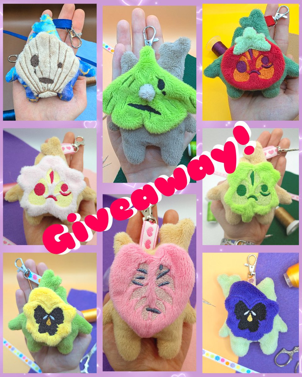 PlushbaeCrafts's tweet photo. 🩷Korok Plushie Keychain Giveaway🩷

To Enter:
✨FOLLOW me 
✨RT and LIKE this post
✨TAG a friend (or me!), up to 5 tags, all in one comment please!

Ends JULY 7, 11pm EST

More info and bonus entries below⬇️ https://t.co/G7dIkgOM5v