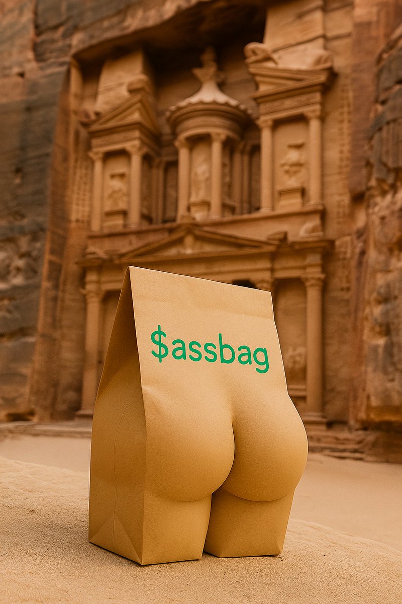 ASSBAGsolana's tweet photo. Even the desert couldn’t resist this curve. 🌴🐪
$assbag pulling up in the Middle East like royalty.
#assbag #MemeCoin #CryptoDesert #Solana #BagTour #HODLStrong #DeFiDubai #ArabDegens #MoonMission https://t.co/wCdlG3VTah