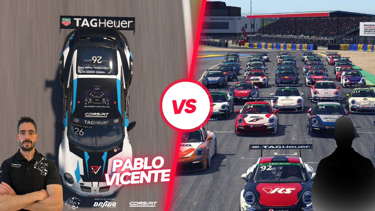 EL DESAFIO!🏁

Un proyecto que llevo tiempo pensando en el cual habrá un duelo 1vs1 contra un rival en DIRECTO.

A partir de mañana comenzamos.

Round 1:
Porsche CUP / Interlagos.
10:00hs.
Twitch.tv/pablovicente

MP y estas dentro 😎