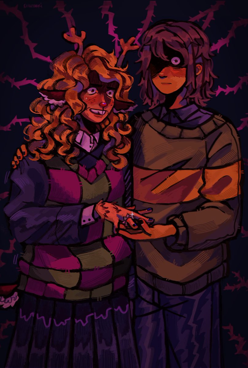 And one day we‘ll get married

#deltarunespoilers #deltarune #Krisdeltarune #noelledeltarune #kriselle if you squint #deltarunefanart #deltarunechapter4