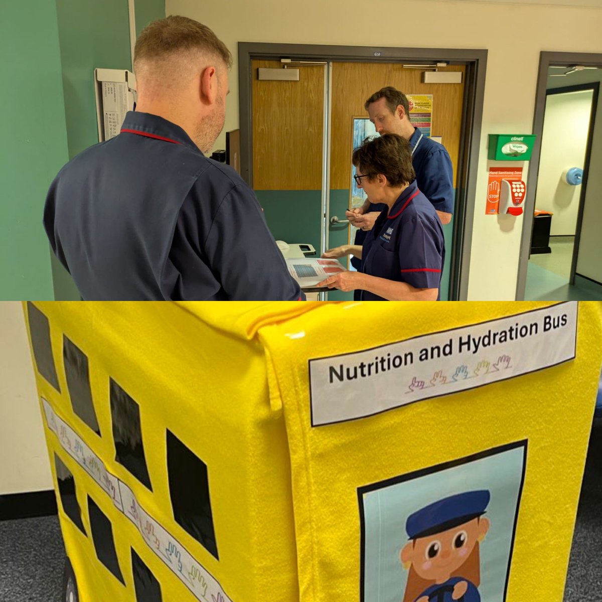 Mamoona Hood (@hood_mamoona) on Twitter photo π Day 1: Nutrition & Hydration | Toolbox Training on the Move! Our bus made another important stop today.
<a href="/StockportNHS/">Stockport NHS FT</a> π <a href="/helshow1/">HH</a> <a href="/NicolaFirth6/">Nicola Firth</a> <a href="/AoifeIsherwood/">#hellomynameis π» Aoife π</a> <a href="/StockportPtExp/">Stockport Patient Experience</a> <a href="/lee_woolfe/">Lee Woolfe</a> <a href="/rchamoto/">Rebecca Chamoto</a> <a href="/ChrisOL05142560/">Chris O'Loughlin</a> <a href="/SueACarroll/">Sue Carroll</a> <a href="/MedSupportSft/">Medicine and Urgent Care Division</a> <a href="/PatriotOfori/">Patriot</a> <a href="/Pollybegum3/">Polly Begum</a> π Day 1: Nutrition & Hydration | Toolbox Training on the Move! Our bus made another important stop today.
<a href="/StockportNHS/">Stockport NHS FT</a> π <a href="/helshow1/">HH</a> <a href="/NicolaFirth6/">Nicola Firth</a> <a href="/AoifeIsherwood/">#hellomynameis π» Aoife π</a> <a href="/StockportPtExp/">Stockport Patient Experience</a> <a href="/lee_woolfe/">Lee Woolfe</a> <a href="/rchamoto/">Rebecca Chamoto</a> <a href="/ChrisOL05142560/">Chris O'Loughlin</a> <a href="/SueACarroll/">Sue Carroll</a> <a href="/MedSupportSft/">Medicine and Urgent Care Division</a> <a href="/PatriotOfori/">Patriot</a> <a href="/Pollybegum3/">Polly Begum</a>