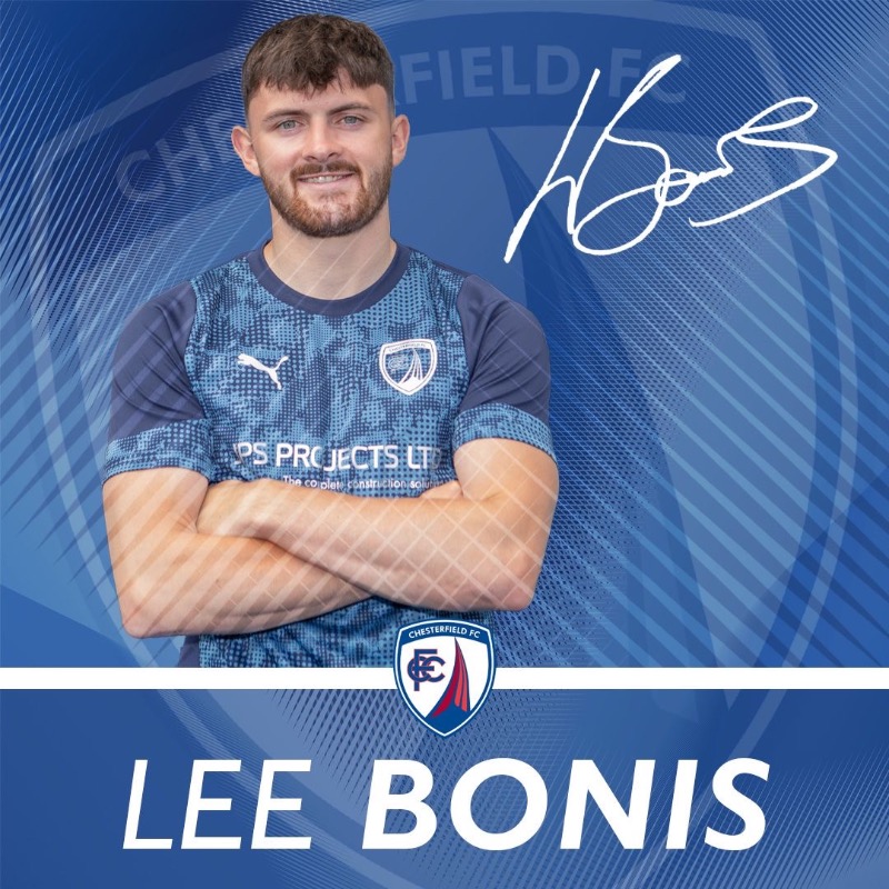 ✍️ We are delighted to announce the arrival of Northern Ireland international Lee Bonis from Dutch side ADO Den Haag for an undisclosed fee.

Welcome to Chesterfield, Lee 💙

#Spireites