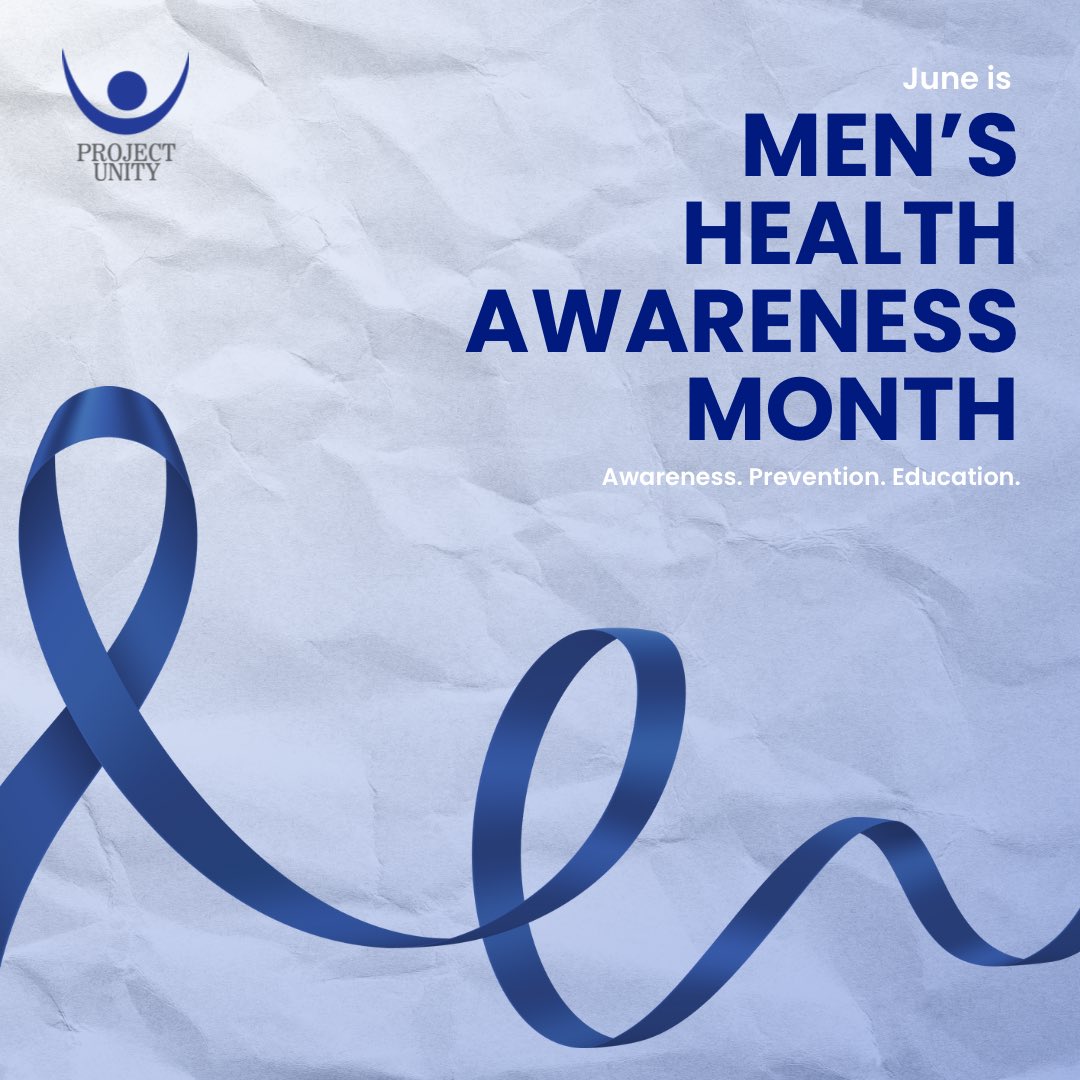 💭 June marks #MensHealthMonth—A time to shine a light on men’s mental and physical health and empower our communities to dismantle stigmas surrounding men’s health and wellbeing. This month and beyond, let’s make men’s health a priority—support, listen, and take action—together!