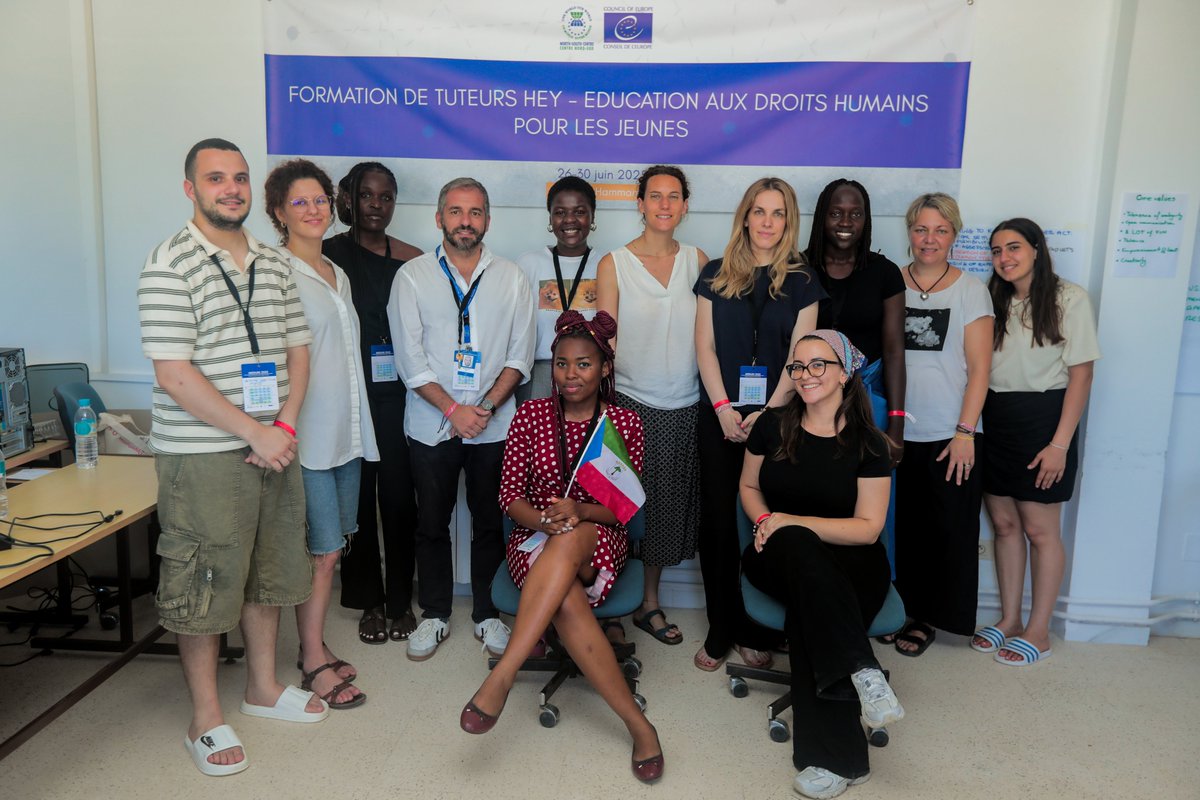 🥇The first ever HEY Training of Tutors is taking place at the 8th #MedUni. 🌐Participants from 9 different countries are building capacity as tutors to implement HEY courses in their countries or regions. #iLEGEND #SouthProgrammeV 
🔗coe.int/hey

#HEYNSC