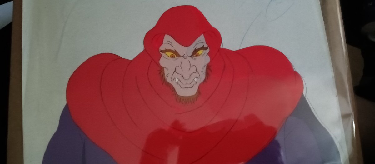 I finally gave in and got an animation cel of my pookie from Captain planet. Heheheheh