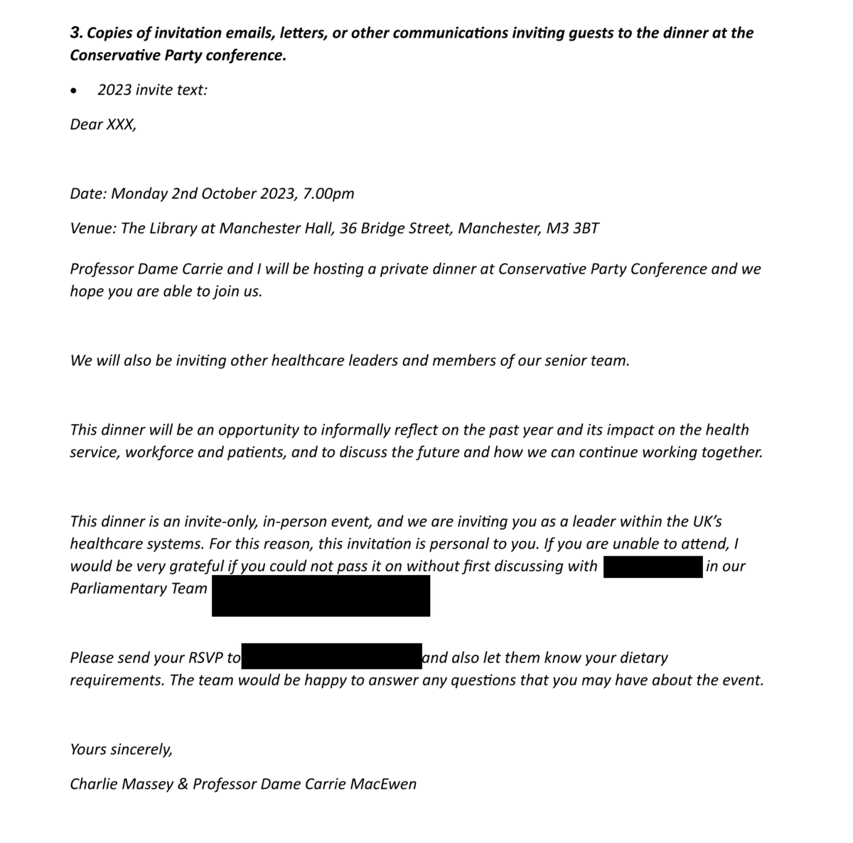 Hi <a href="/gmcuk/">GMC</a>. I'm not sure this is the best use of doctors' registration fees. I hope Mr Massey enjoyed catching up with his Conservative Party friends 🙄
