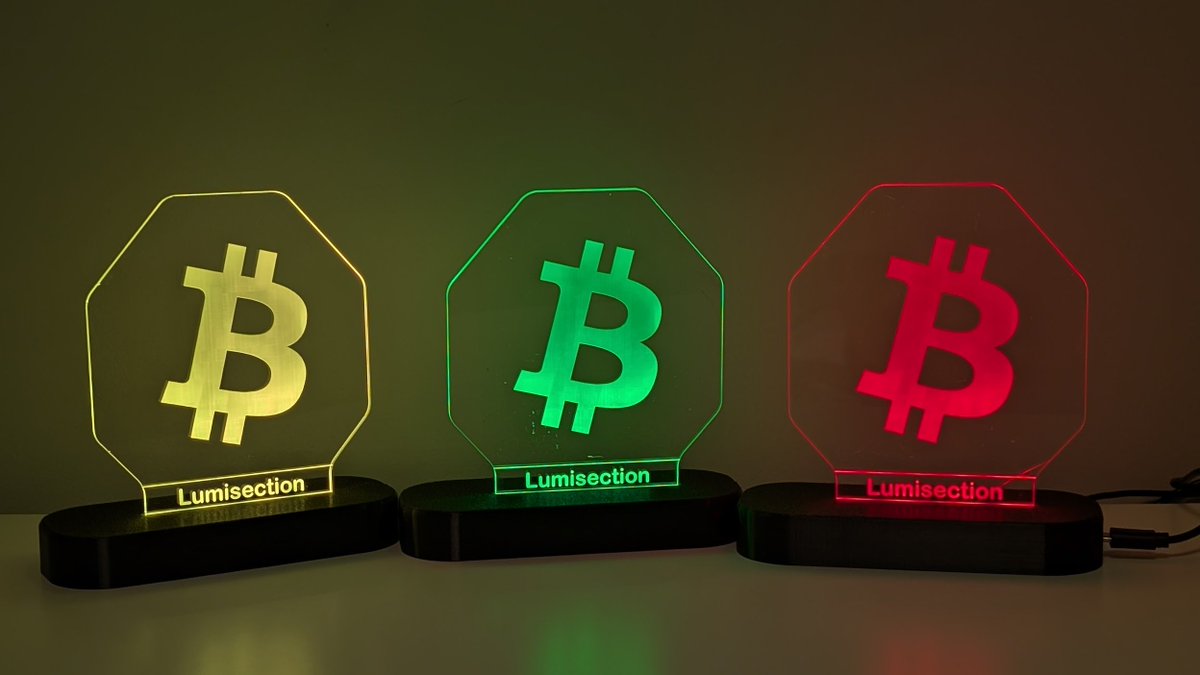 Based on user feedback #Lumisection has released two of the most requested features

Timeframe Selection
Choose from 5m, 15m, 1h, 1d timeframes

Static Color Mode
Mix any RGB color combination to create custom colors even when offline

Blog: lumisection.com/blogs/news/new…

#blockchain