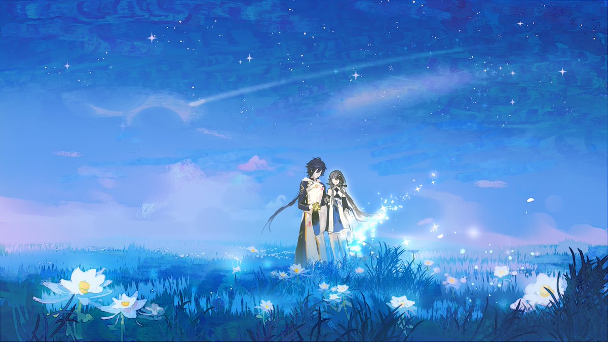 The Glance of Glaze
#guili #Guizhong #zhongli 
*约稿请勿使用