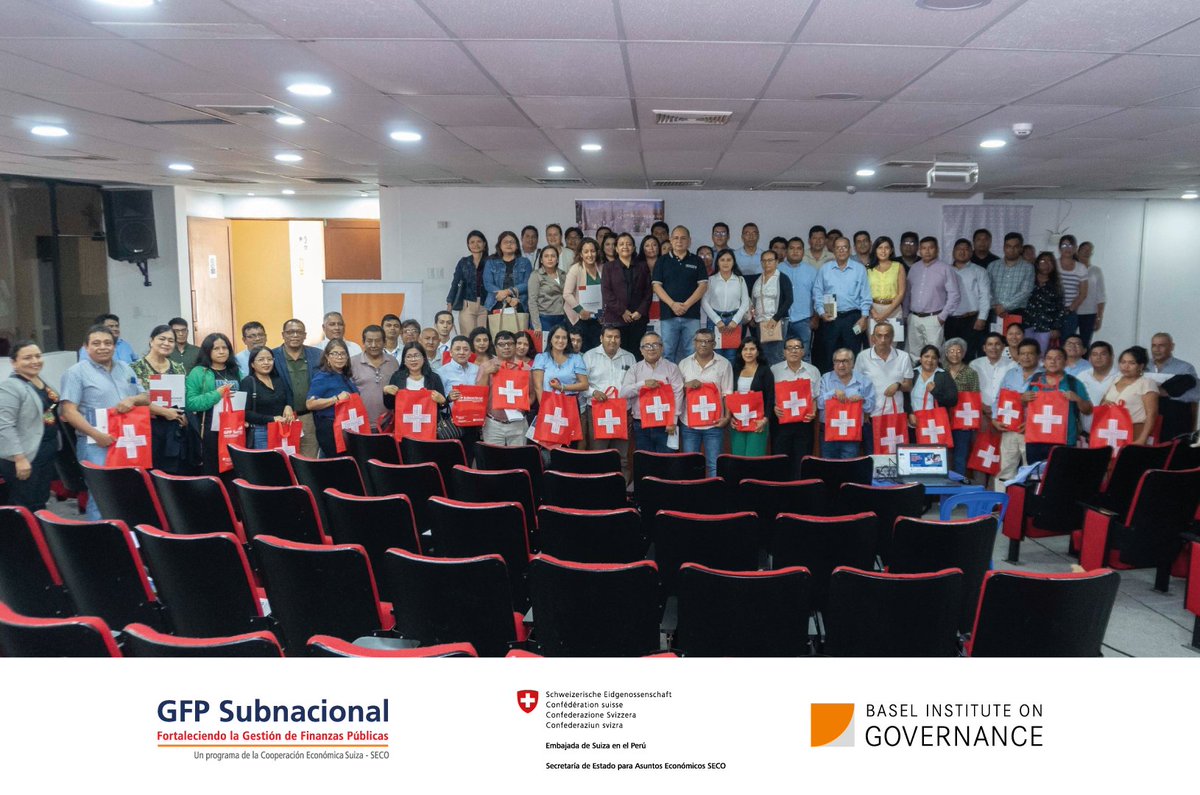 Programa GFP Subnacional (@programa_gfp) on Twitter photo Con la participación de 93 funcionarios de 33 gobiernos locales de la región, el SATdePiura llevó a cabo una jornada técnica orientada a fortalecer las capacidades municipales para ampliar la base tributaria predial.
Con el apoyo de <a href="/Programa_GFP/">Programa GFP Subnacional</a>, <a href="/SECO_Peru/">Massimo Bloch</a>, <a href="/BaselInstitute/">Basel Institute on Governance</a> Con la participación de 93 funcionarios de 33 gobiernos locales de la región, el SATdePiura llevó a cabo una jornada técnica orientada a fortalecer las capacidades municipales para ampliar la base tributaria predial.
Con el apoyo de <a href="/Programa_GFP/">Programa GFP Subnacional</a>, <a href="/SECO_Peru/">Massimo Bloch</a>, <a href="/BaselInstitute/">Basel Institute on Governance</a>