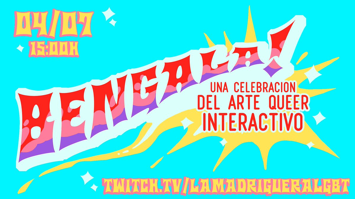 Nos alegra poder anunciar, por tercera edición!

✨BENGALA!✨

Un evento para poner el foco en el trabajo y proyectos de personas LGBTQ de la comunidad, a través de diferentes charlas y contando con una mesa redonda muy especial! Estad atentos!

🌈 4 de Julio
🕒15:00h