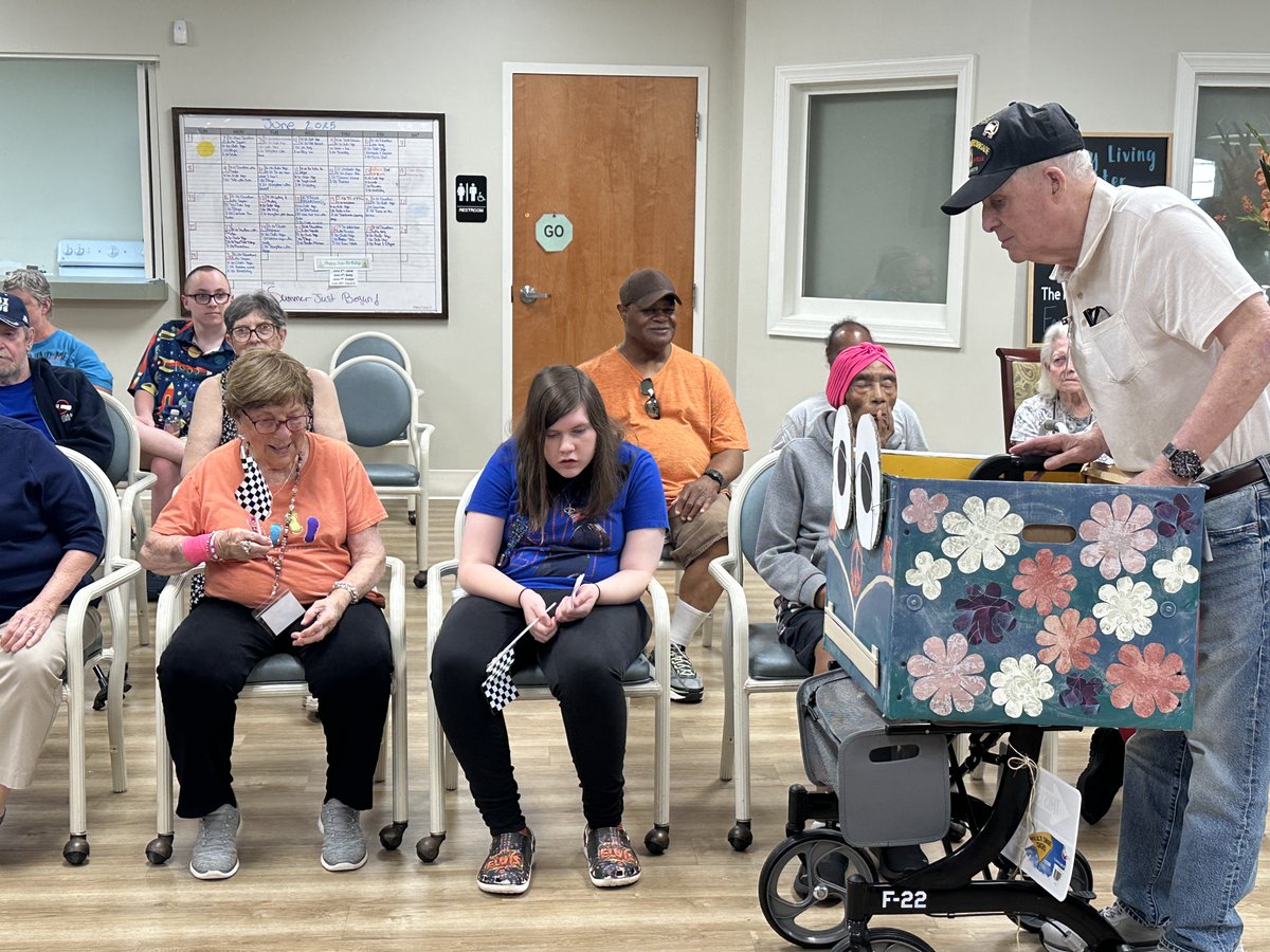 LSC’s Trinity Living Center took it back to the 1950’s on Friday with a sock hop and racing. The event ended with a visit from Elvis aka LSC CFO Kirby Nickerson. A special thanks to Nancy Schoch for providing the refreshments! #LSC #sockhop