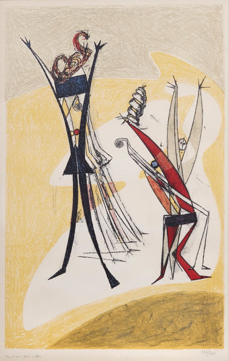 Max Ernst (German, 1891-1976) - Rythmes, 1950