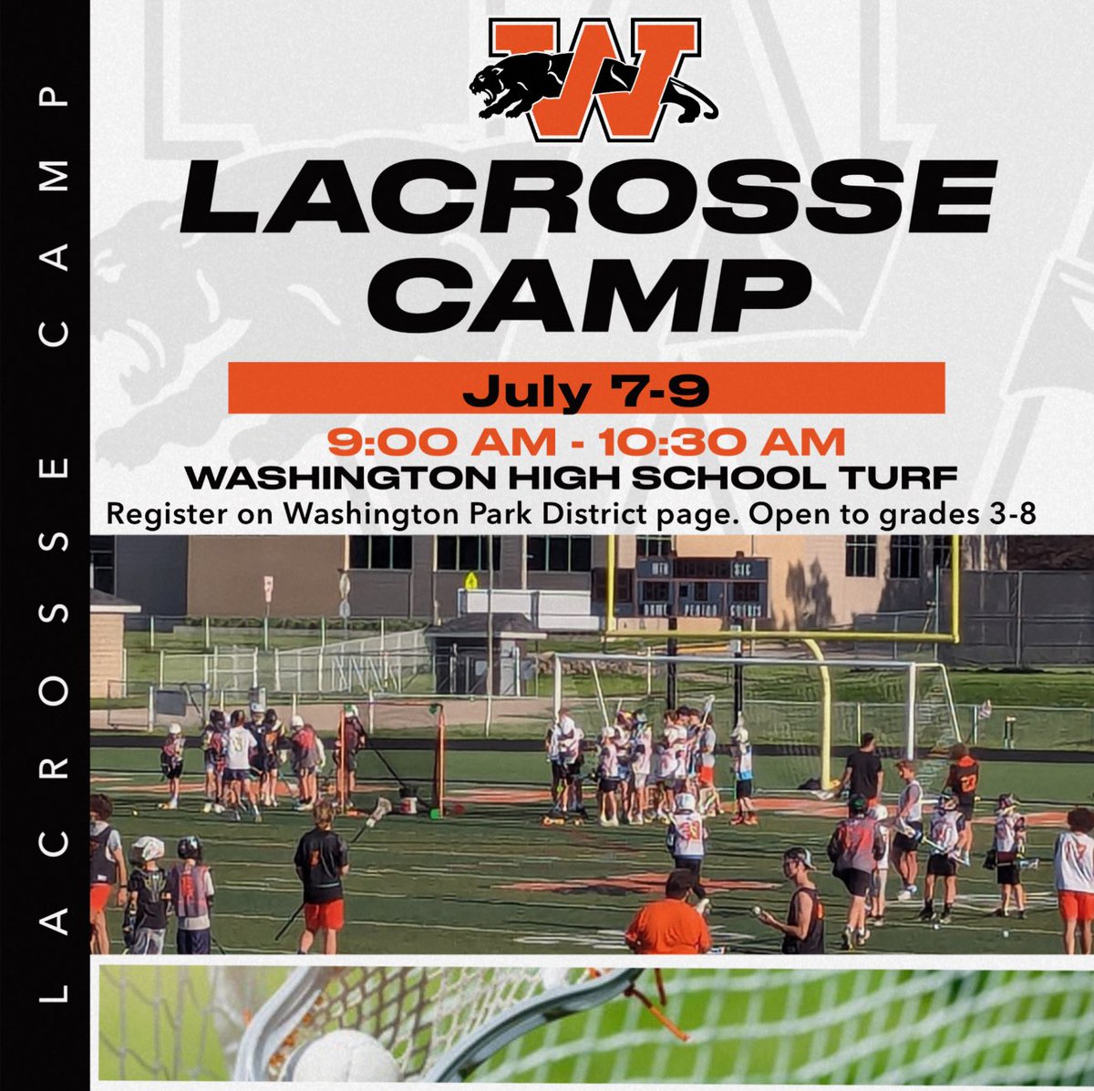 With our new Lacrosse co-op with Washington High School- here is a camp opportunity to get out and learn!