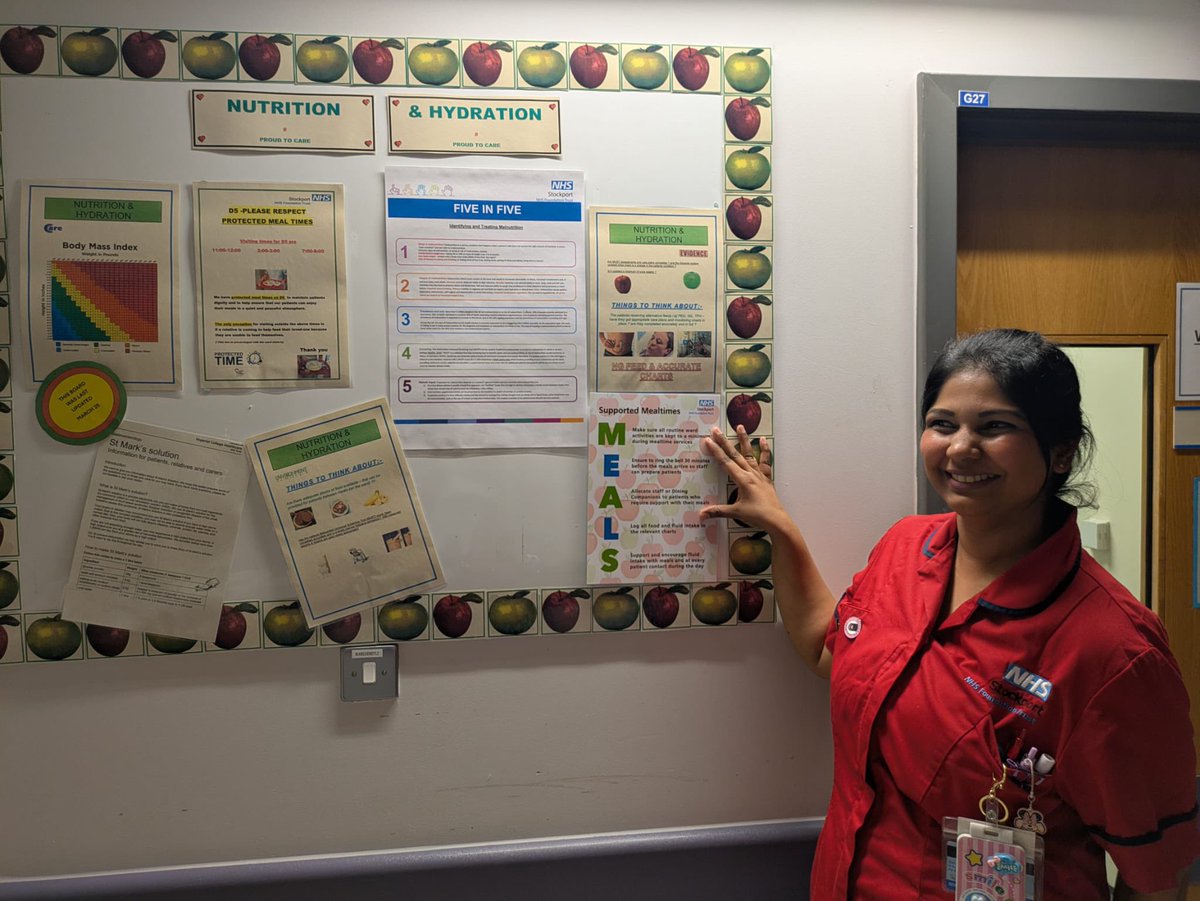 Mamoona Hood (@hood_mamoona) on Twitter photo π Day 1: Educating Through Action β MUST Screening in Focus βοΈ
Today, our team proudly showcased an educational board highlighting how MUST screening is done and why regularly weighing patients is so important. π©Ίπ½οΈ
Early identification of malnutrition is essential <a href="/StockportNHS/">Stockport NHS FT</a> π Day 1: Educating Through Action β MUST Screening in Focus βοΈ
Today, our team proudly showcased an educational board highlighting how MUST screening is done and why regularly weighing patients is so important. π©Ίπ½οΈ
Early identification of malnutrition is essential <a href="/StockportNHS/">Stockport NHS FT</a>