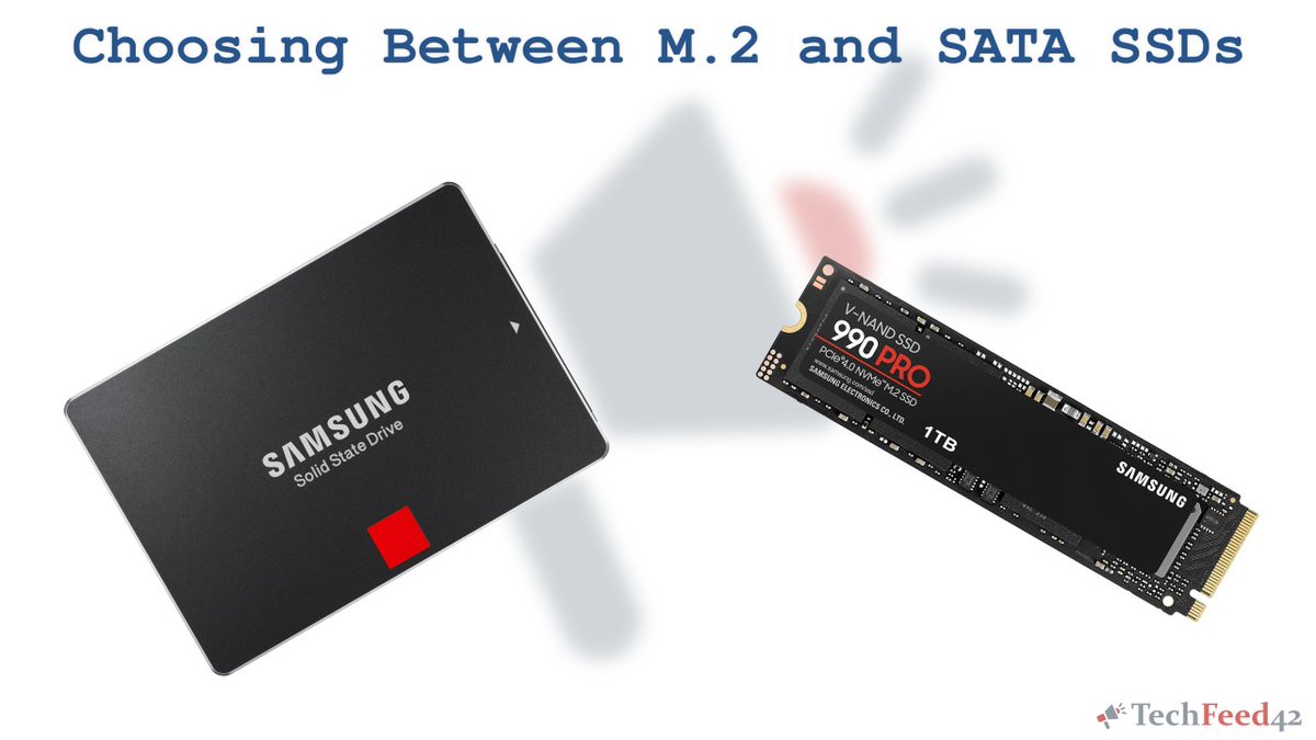 TechFeed42's tweet image. 🔧 M.2 or SATA SSD? Both boost performance, but M.2 brings next-level speed &amp;amp; efficiency.
Learn the key differences and find out which one suits your setup best.
⚡ Upgrade smart!
👉 techfeed42.com/choosing-betwe…
#TechFeed24 #SSD #M2SSD #SATA #PCUpgrade