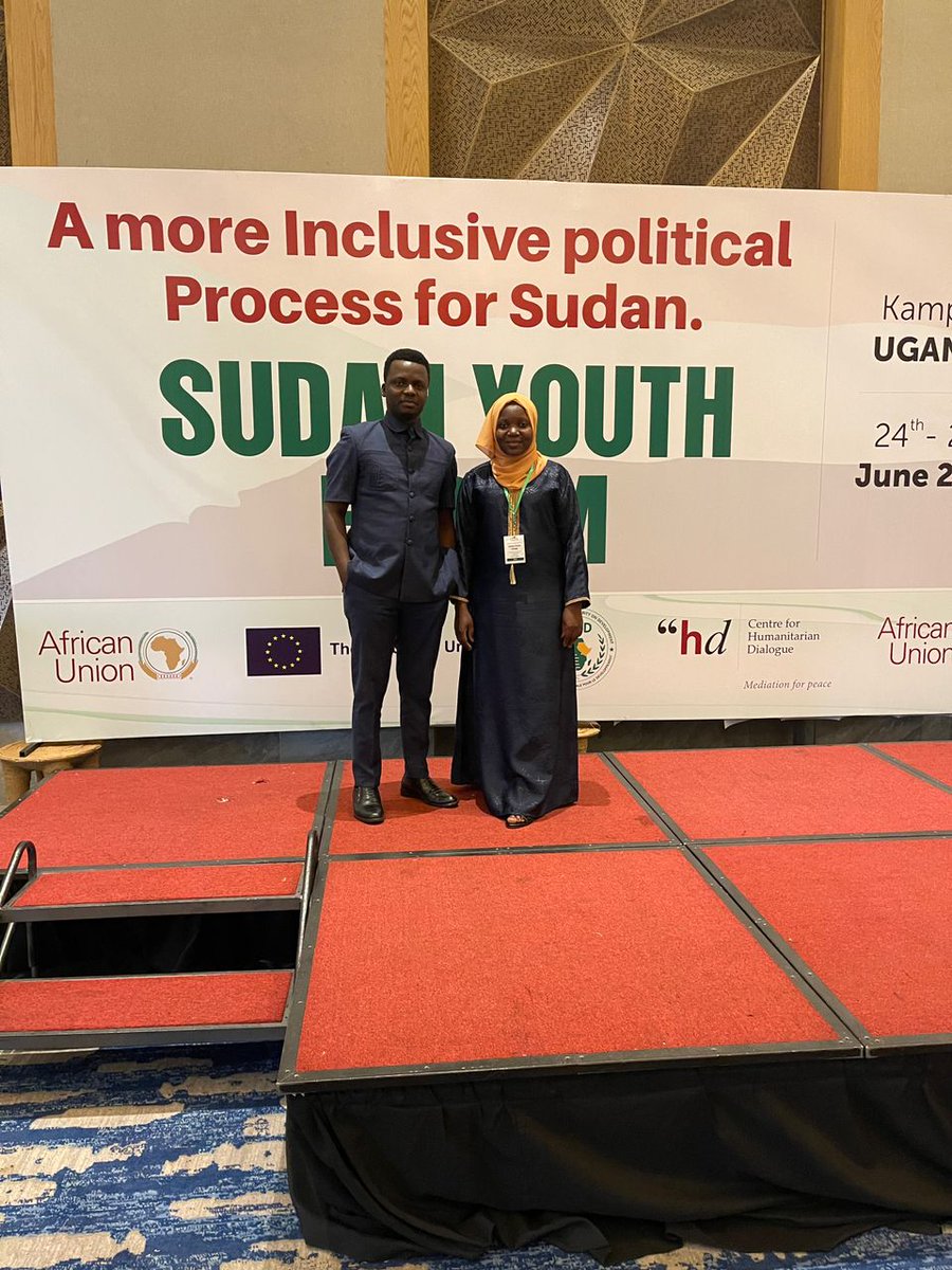 The youth had the opportunity to voice their vision for a just, inclusive, &amp; Sudanese-driven future. We explored how young people can play a leading role in shaping peace, driving humanitarian action, and ensuring justice and accountability. 2/3