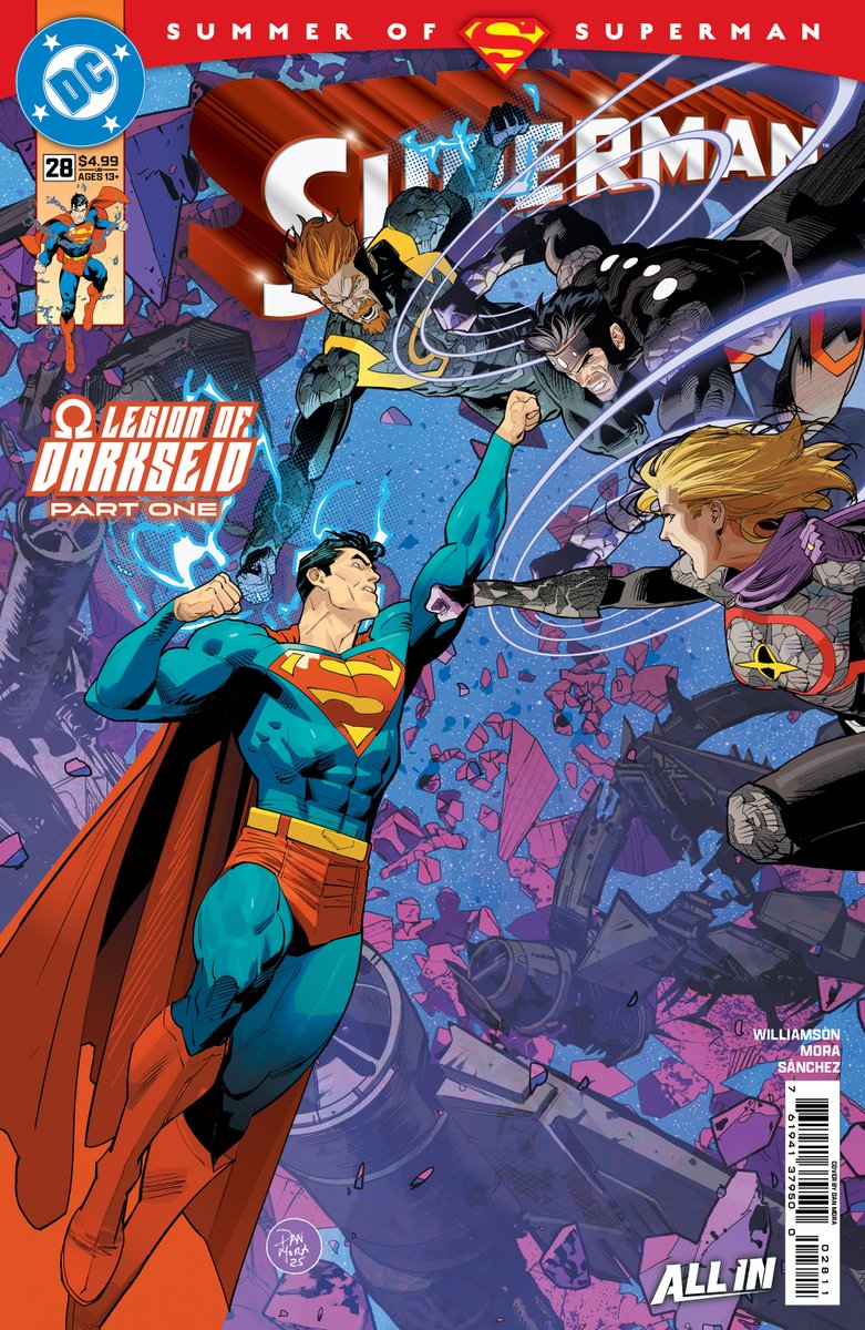 Superman vs. The Legion of Darkseid!

A massive new story arc kicks off in SUPERMAN #28 from me, <a href="/Danmora_c/">Dan Mora</a> &amp; Alejandro Sánchez. Read the next chapter in the DC All In Saga this July!

Pre-orders for the issue end TODAY, so tell your comic store to lock in your copy ASAP!
