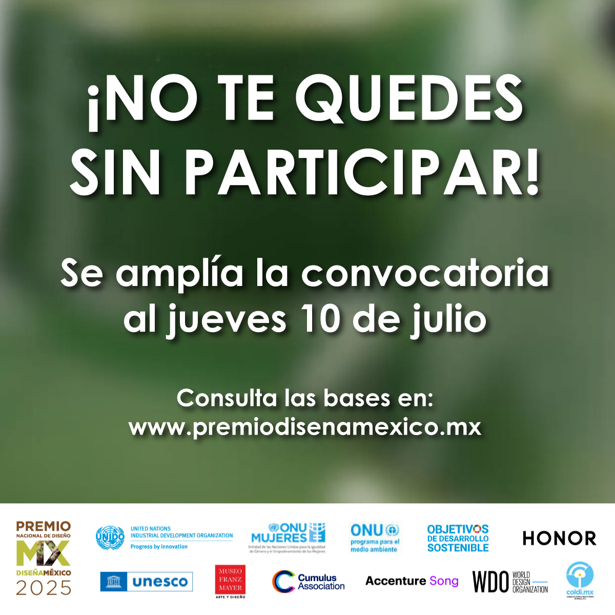 premiodisenamexico.mx
#PremioNacionaldeDiseño #DiseñaMexico #ReconocimientoalTalentoMexicano