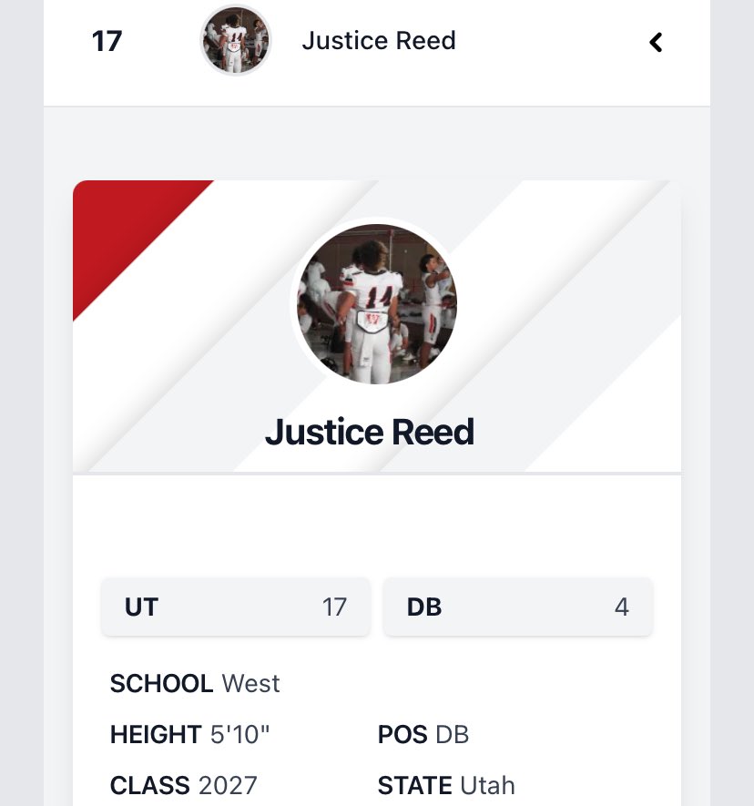 Grateful to be ranked #17 overall and #4 DB in Utah for the class of 2027 by <a href="/Andy_Pham1/">Andy</a> <a href="/PrepRedzoneUT/">Prep Redzone Utah</a>.
-
-
<a href="/coachsolovi/">osolovi</a> <a href="/CFala3/">Charlie Falatea</a> <a href="/KeithLopati/">Keith Lopati</a> <a href="/Mahina21Pita/">Moon™</a> <a href="/CoachSiuhengalu/">Nick Siuhengalu</a> <a href="/westpanthersfb/">West High Football</a> <a href="/BrandonHuffman/">Brandon Huffman</a> <a href="/BlairAngulo/">Blair Angulo</a> <a href="/DevinRHoliday/">Devin Holiday</a> <a href="/CharlesMack19/">Coach Mack</a> <a href="/keilanbenjamin/">Keilan benjamin</a>