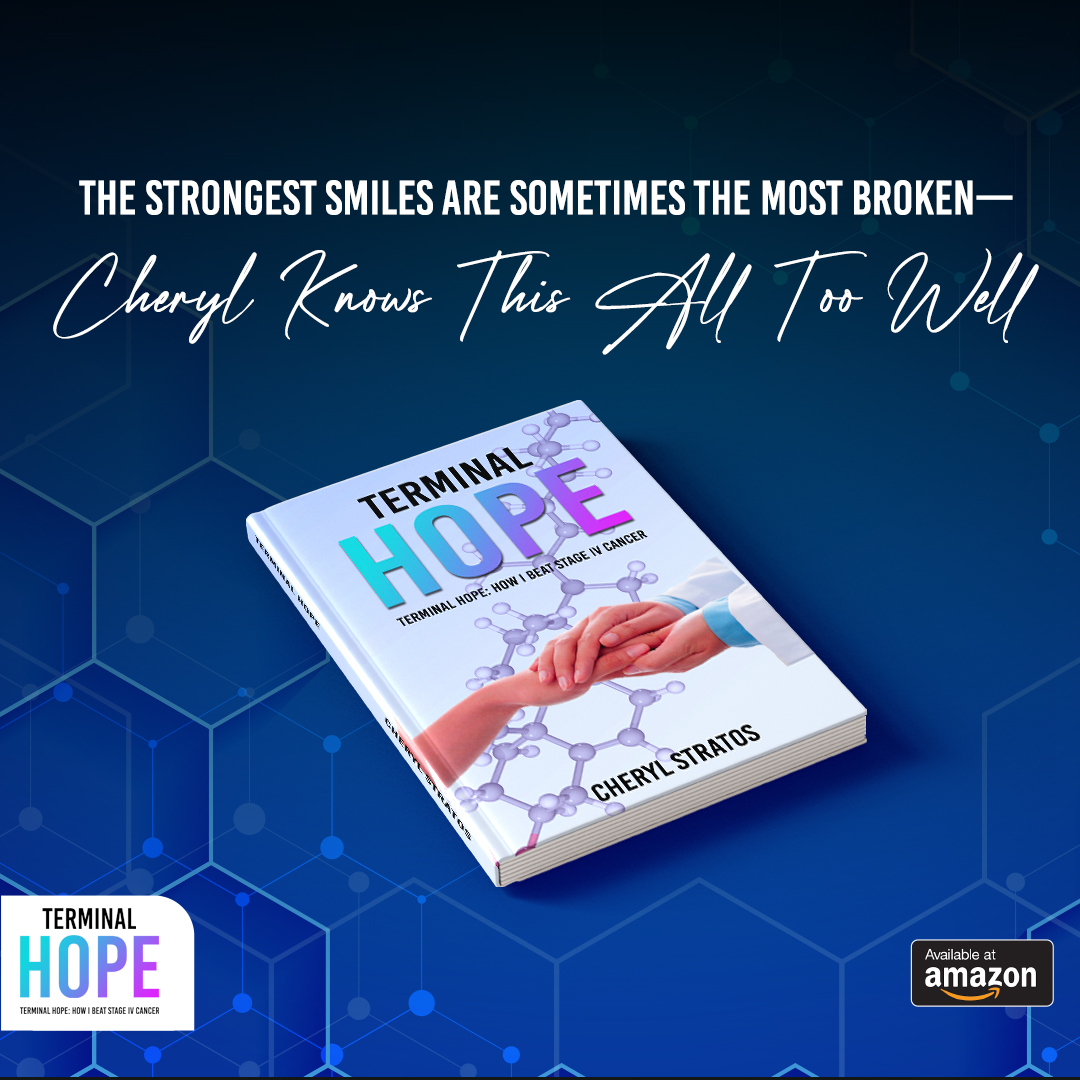 cstratos's tweet photo. She smiled through cancer — because moms don’t stop. Terminal Hope is for every parent holding it together. 
Coming soon.

#TerminalHope #ParentingWithCancer #MemoirComingSoon https://t.co/udWsWG7BN2