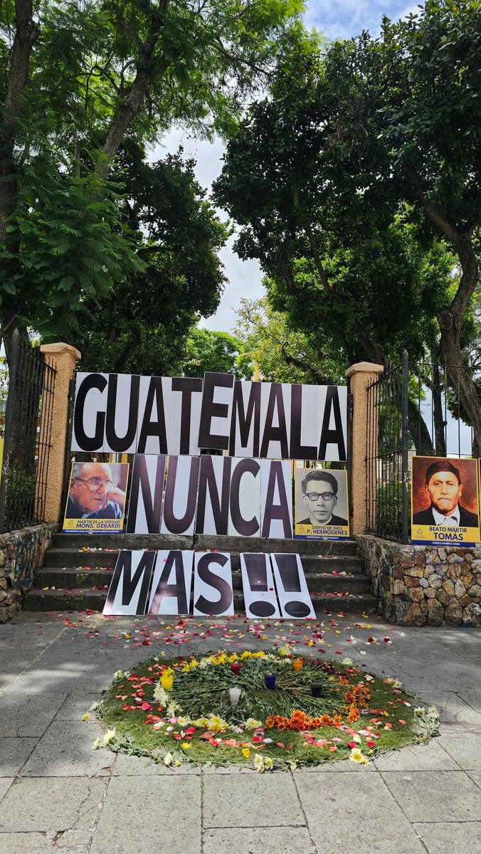#GuatemalaNuncaMas 🌹