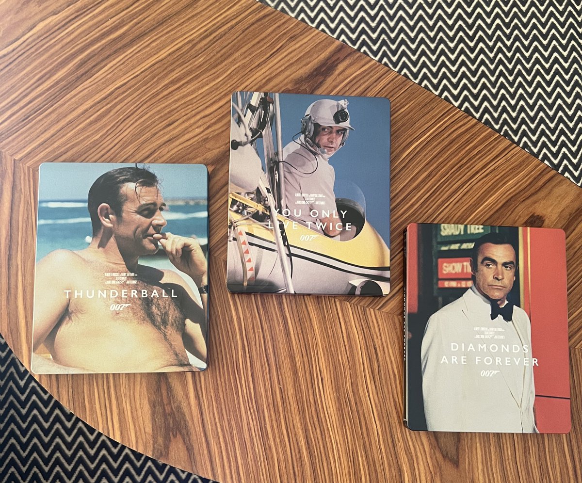 calvindyson's tweet image. It finally arrived! Now to experience the majesty of Sean Connery’s exceptionally hairy chest in glorious 4K