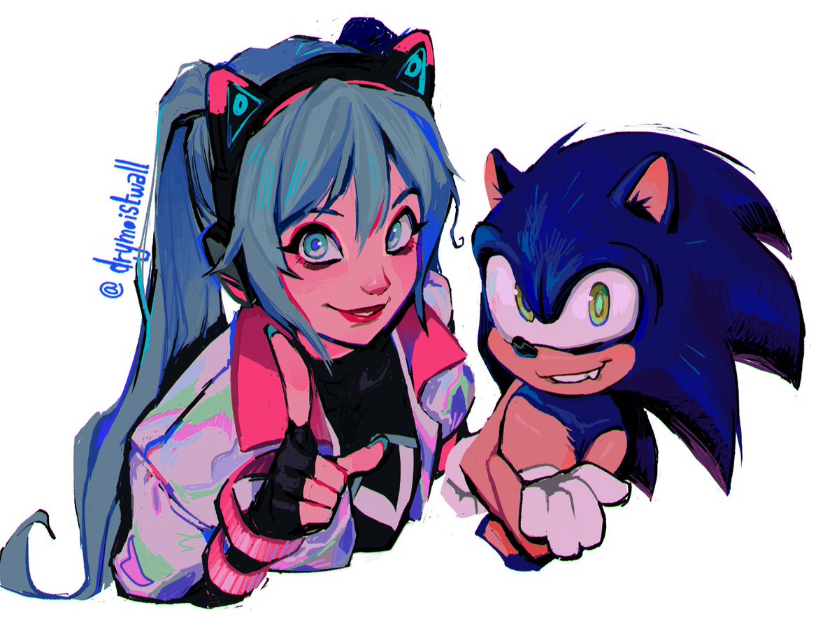 drymoistwall's tweet image. Hi👋 I&apos;ve been gone for too long

#sonicracingcrossworlds #miku