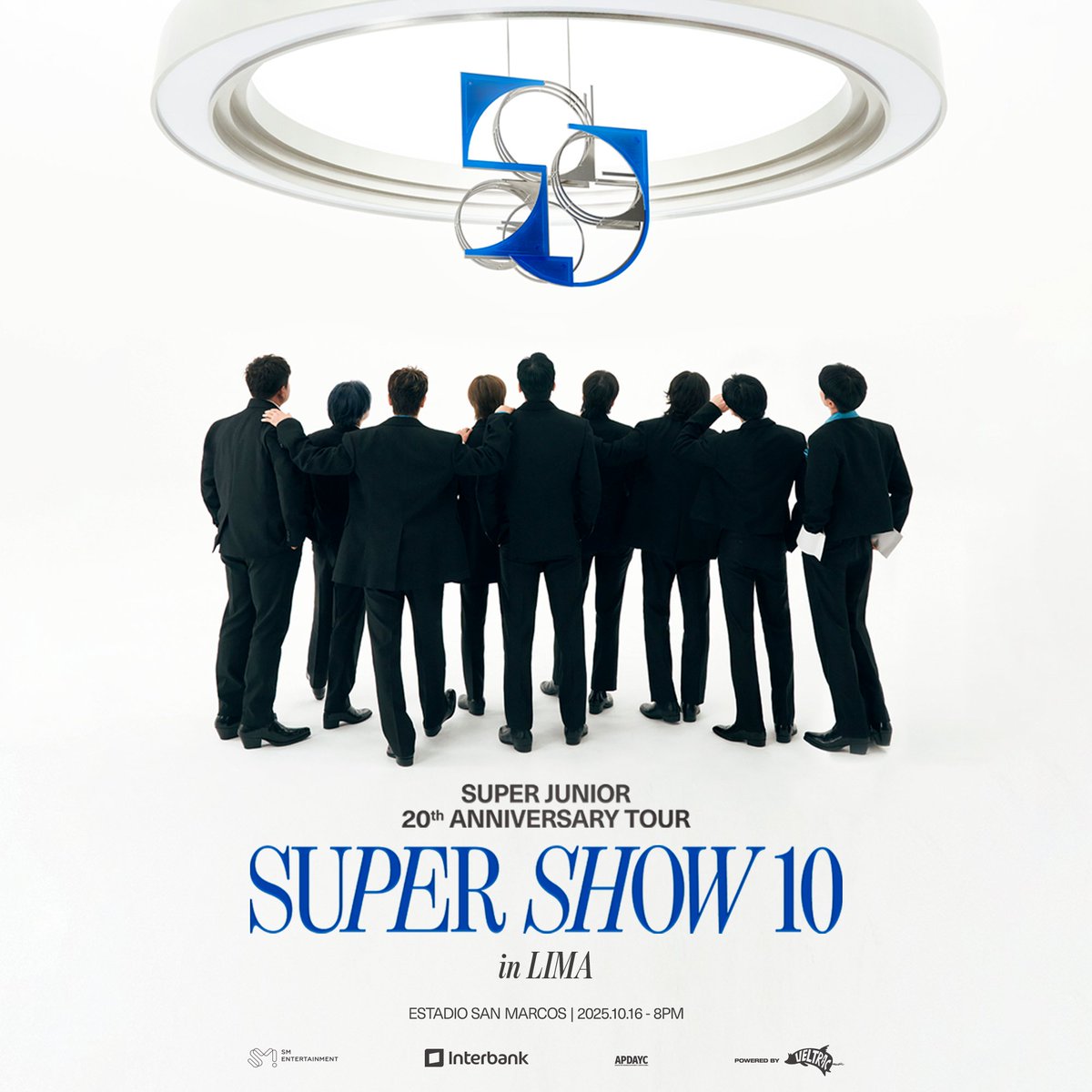 <a href="/SJofficial/">SUPER JUNIOR</a>
vuelve para hacer historia con su 20th Anniversary Tour    

📍16 de octubre - Estadio San Marcos
Entradas en <a href="/joinnus/">Joinnus</a> desde este martes 8 de julio a las 9AM
Con <a href="/interbank/">Interbank</a> tu entrada sale con descuento  

#superjuniorenlima #sj20thanniversary #ELFPerú #veltracmusic