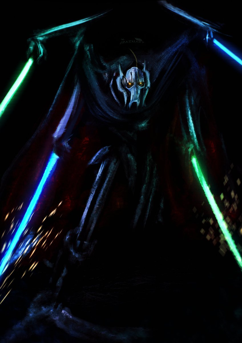 Crain1Art's tweet photo. General Grievous https://t.co/PQIp6w1VQ1